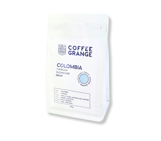 COLOMBIA TUMBAGA SUGARCANE DECAF 250g